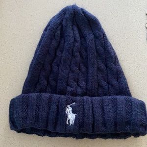 Navy blue scully cap tope beret hat